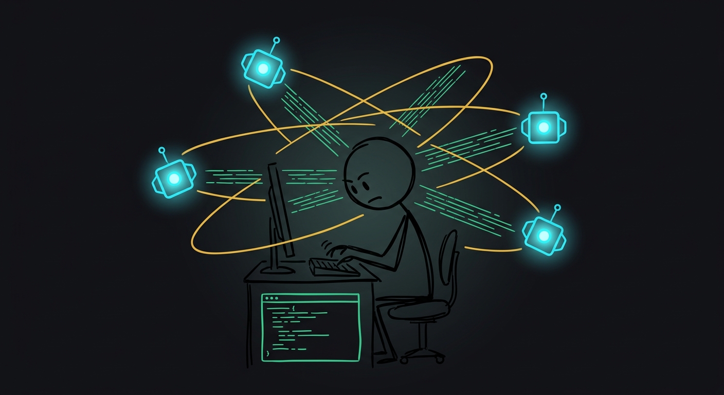 Vibe Coder - developer coding with AI agents